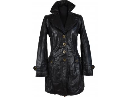 KOŽENÝ dámský černý kabát Orsay 40