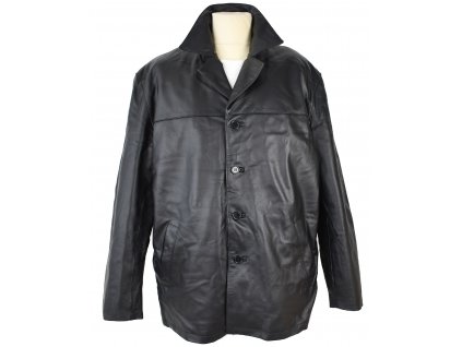 KOŽENÁ pánská černá měkká bunda s  odnimatelnou vložkou CERO XL