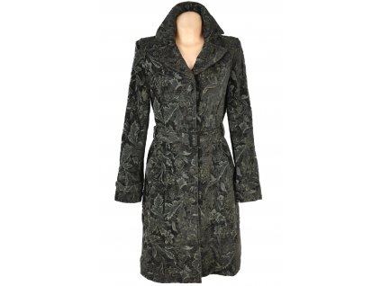 Žakárový dámský kabát s páskem Reserved M