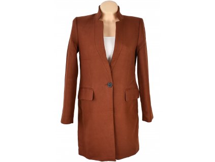 Dámský skořicový kabát Zara S