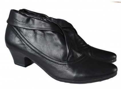 KOŽENÉ dámské černé boty TAMARIS 42