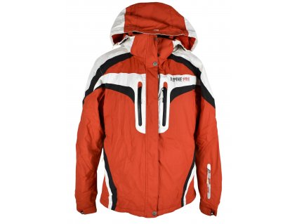 Lyžařská dámská červená bunda s kapucí Alpine Pro M