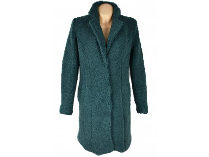 Dámský zelený kožíškový kabát BPC 10/36