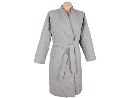 Dámský prošívaný lila oversize kabát s páskem House M/L