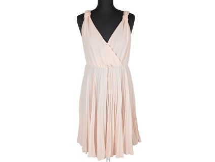 Dámské růžové plisované šaty Forever 21 M