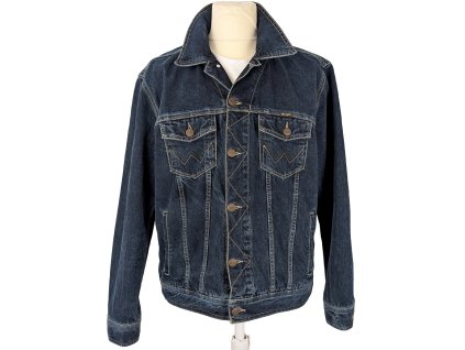 Pánská modrá džínová bunda Wrangler XL