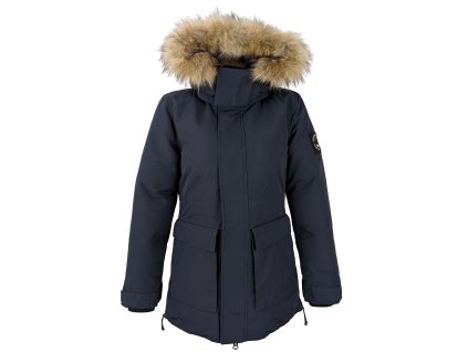 Dámská modrá zimní parka s kapucí SUPERDRY 12/40