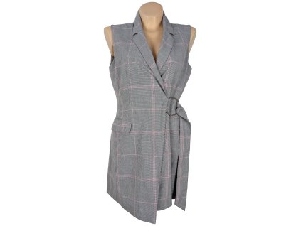 Dámská šedá vesta Bershka M/L