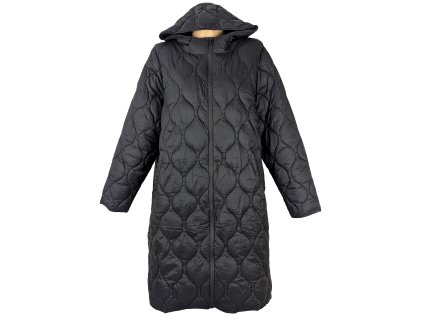 Dámský černý prošívaný kabát Reserved XL