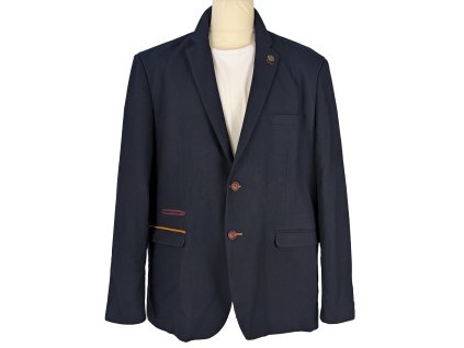 Pánské modré volnočasové sako Marc Darcy London XXXL+