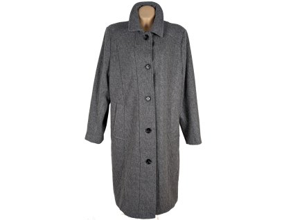 Dámský šedý kabát Carlo Cecci 50