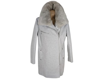Dámský šedý kabát - křivák F&F 20/48