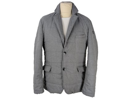 Pánská šedá prošívaná bunda/ sako Feratt 52