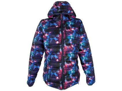 Dámská barevná prošívaná bunda s kapucí Alpine Pro XL