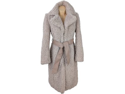 Dámský béžový kožíšek s páskem Orsay 36
