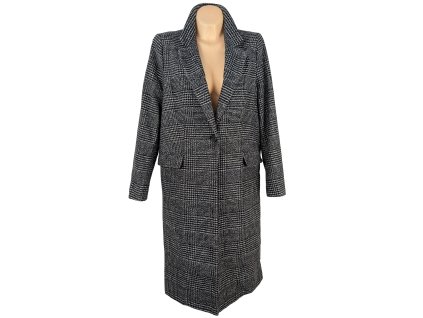 Dámský šedočerný kabát Camaieu 12/40