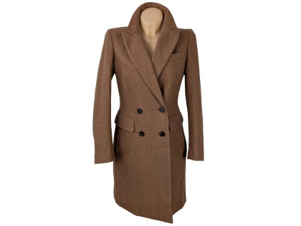 Dámský hnědý přechodný kabát NEXT S/M