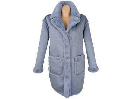 Dámský modrý kabát Orsay S