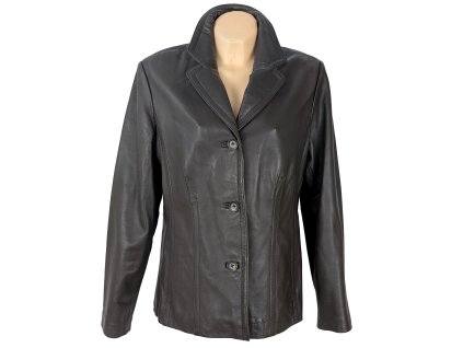 KOŽENÉ dámské hnědé sako SONOMA XL