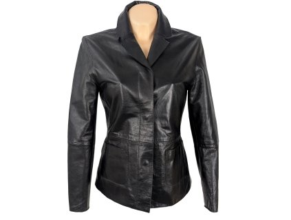 KOŽENÉ dámské černé sako Modern Woman M