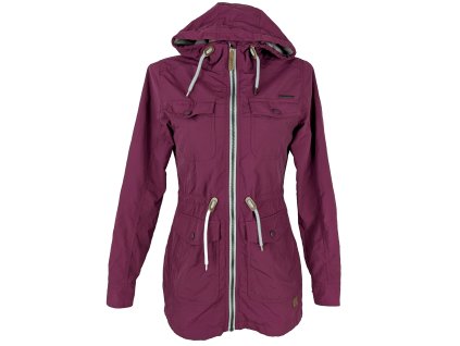 Dámská fialová parka s kapucí LOAP S