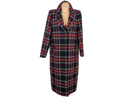 Dámský kostkovaný dlouhý kabát Medicine XL