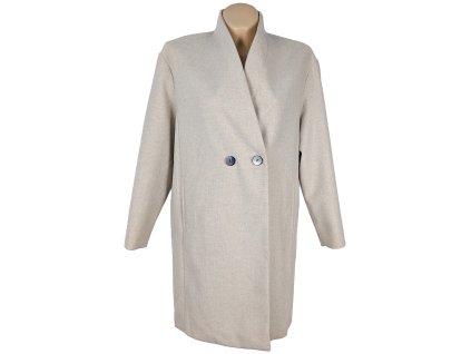Dámský béžový kabát Mango S