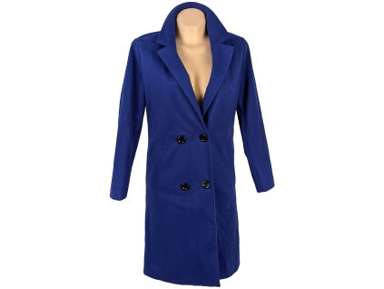Dámský modrý přechodný kabát S