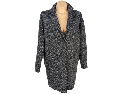 Dámský černobílý přechodný kabát LINDEX S