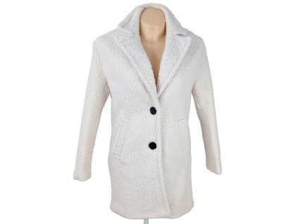 Dámský bílý kožíšek Bershka XS