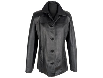 KOŽENÉ dámské černé sako K Cero 44