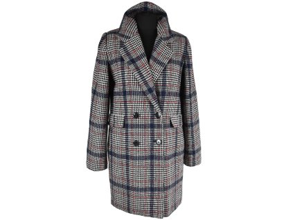 Dámský zimní károvaný kabát Reserved 8/36
