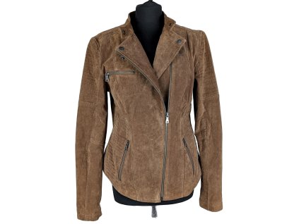 KOŽENÝ dámský hnědý semišový křivák Orsay 42