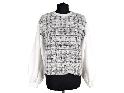 Dámská smetanová mikina ZARA S