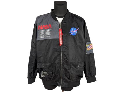 Pánský černý NASA bomber XXXL