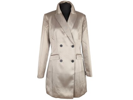 Dámské béžové dvouřadé sako H&M M