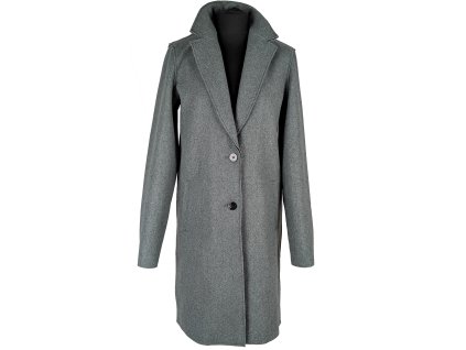 Dámský šedý přechodný kabát ONLY S