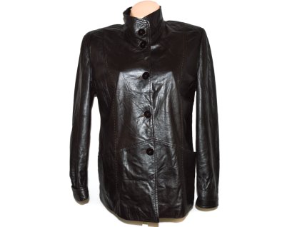 KOŽENÁ dámská hnědá měkká bunda BEST