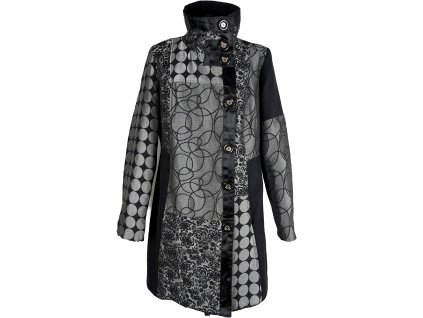 Extravagantní dámský přechodný kabát XL