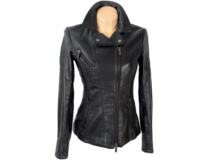 KOŽENÝ dámský černý křivák KARA 36