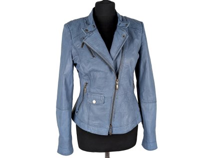 KOŽENÝ dámský modrý křivák TAIFUN 36