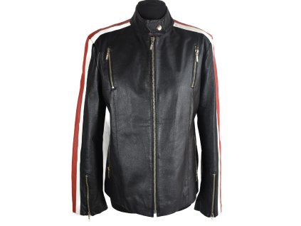 KOŽENÁ dámská černá měkká bunda EVOCO L, XL