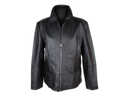 Kožená dámská černá bunda JOY  M*