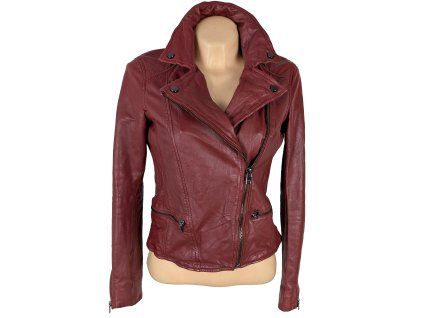 KOŽENÝ dámský vínový křivák ESPRIT 10/36