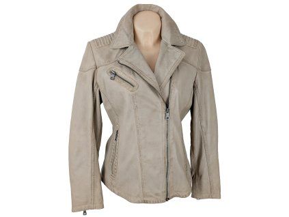 KOŽENÝ dámský hnědý křivák KARA 44