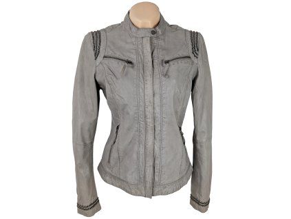 KOŽENÁ dámská bunda s řetízky OAKWOOD M