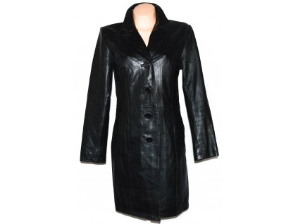 KOŽENÝ dámský černý měkký kabát Brixton L