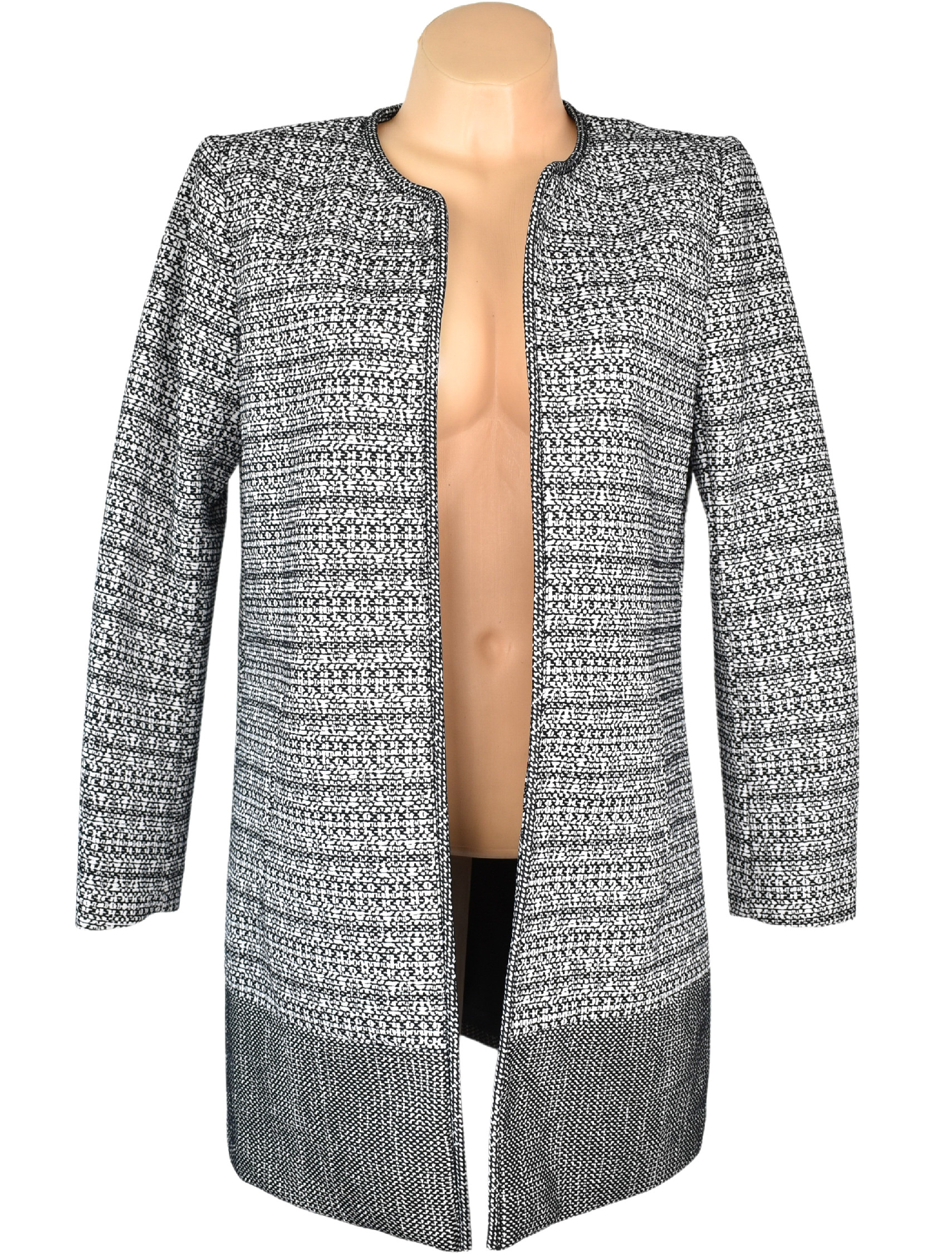 Levně Dámský černobílý kardigan H&M 42