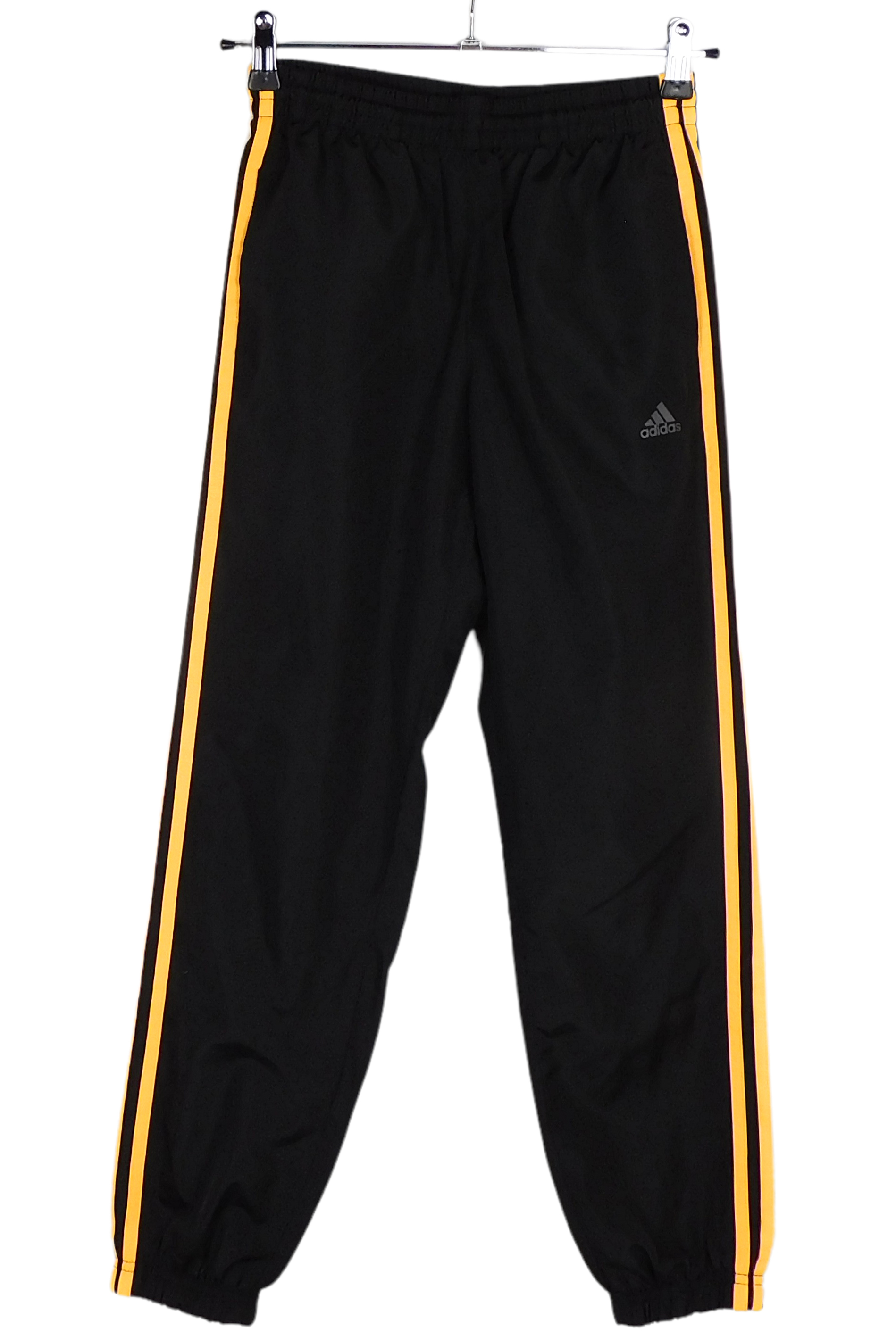 Levně Chlapecké černé kalhoty ADIDAS 152*