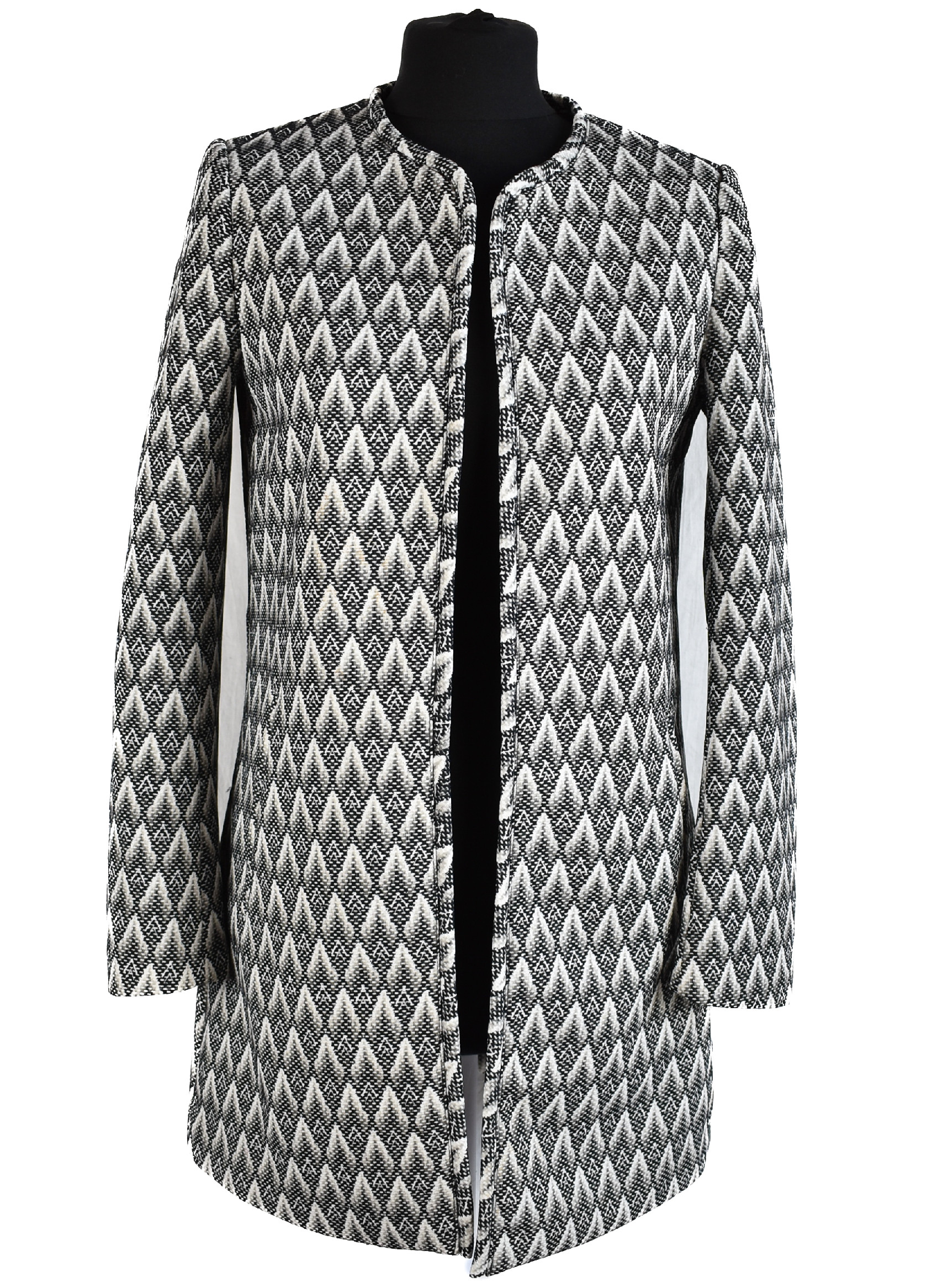 Levně Dámský černobílý kardigan H&M 36